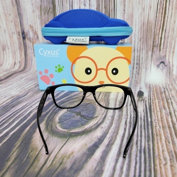 CYXUS Blue Light Blocking Kids Age 4-8 Black Computer Glasses - Picture 6 of 16